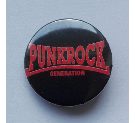 odznak PUNKROCK GENERATION - 25mm