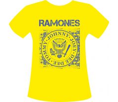 RAMONES - žlté dámske tričko