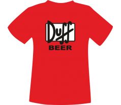 tričko DUFF- červené