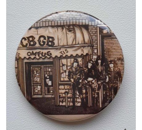 odznak CBGB RAMONES - 37mm