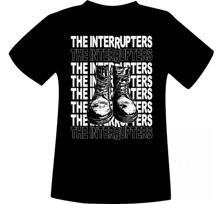 tričko THE INTERRUPTERS - čierne